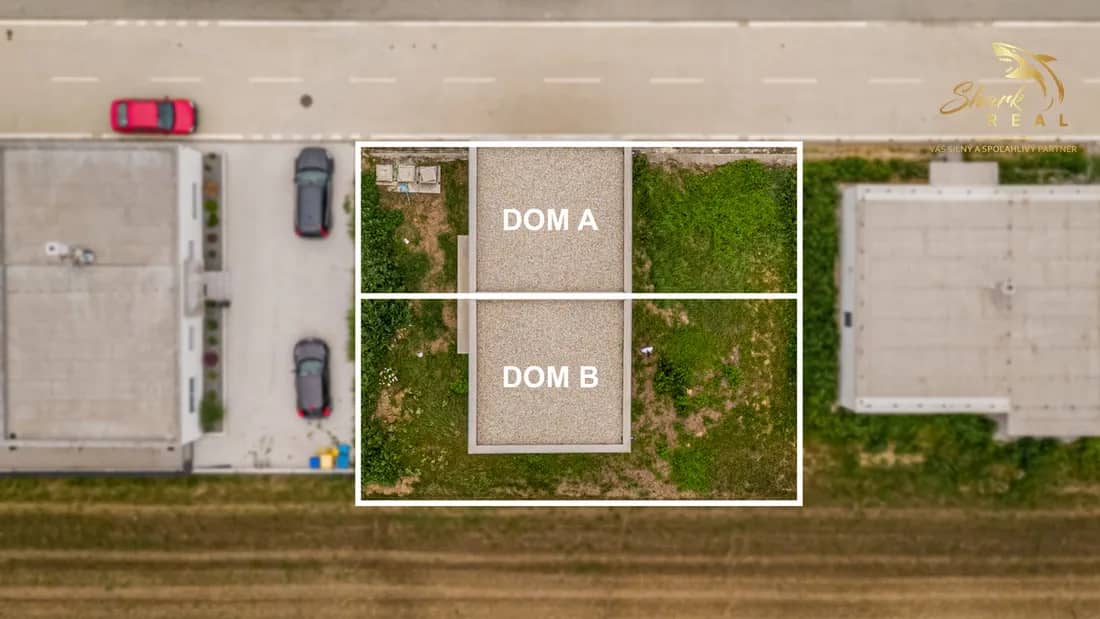 Nízkoenergetický rodinný dom v dvojdome - Sokolovce